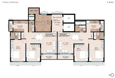 2 BHK Ashok Odyssey, Ghatkopar West — for Rent — photo 2 thumbnail