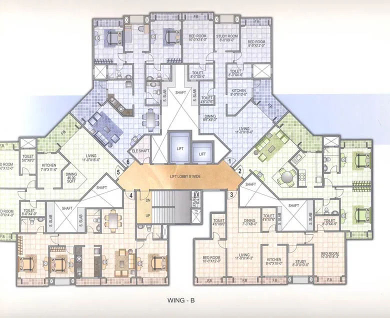 Floor Plan B-Wing