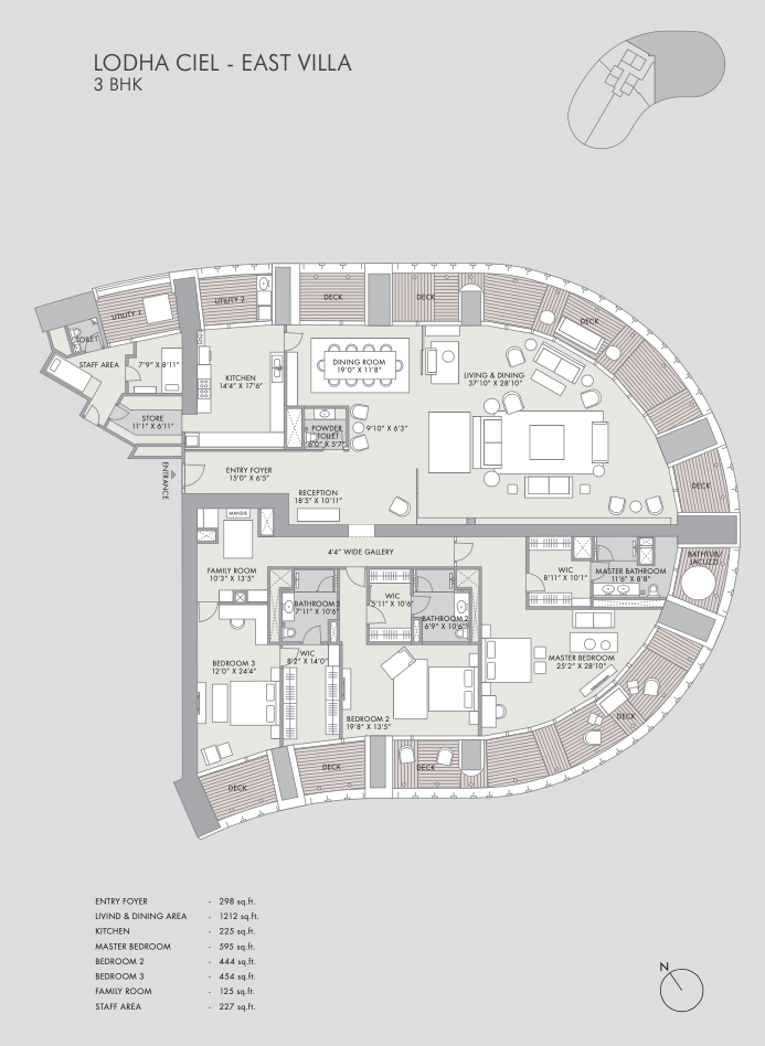 Floor Plan - East Villa