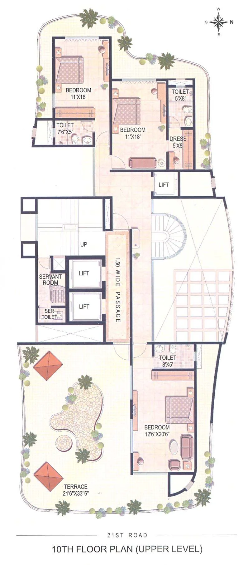 10th Floor Plan
