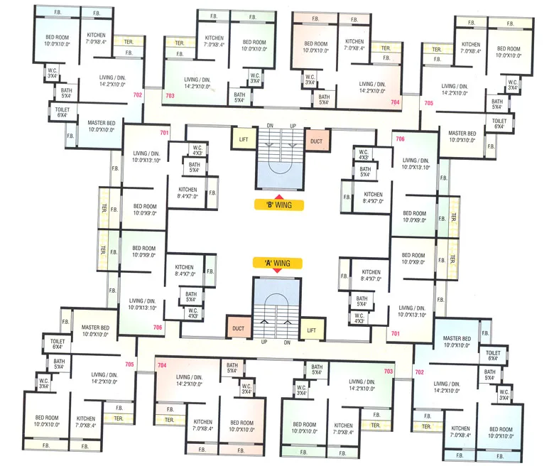 7th Floor Plan