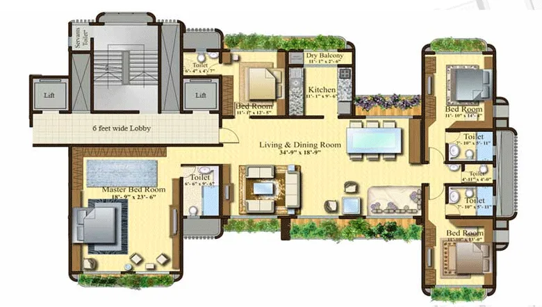 Floor Plan I