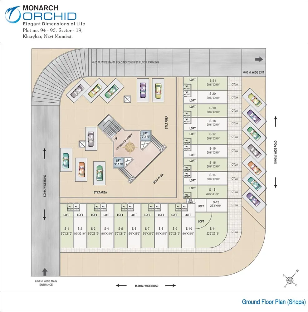 2 BHK Flats for Sale in monarch orchid, Kharghar