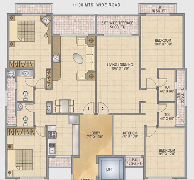 Floor Plan I