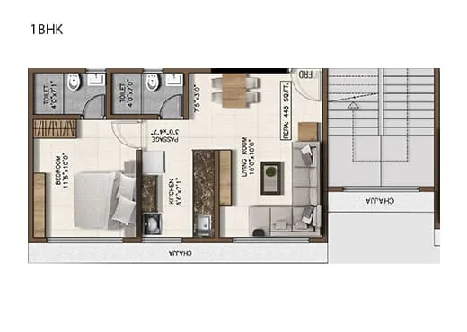 Ohana, Borivali West โ floor plan 1