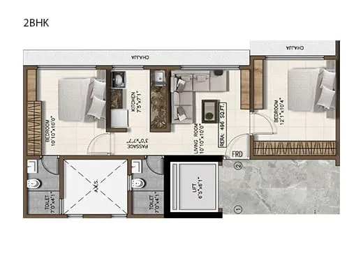 Ohana, Borivali West โ floor plan 2