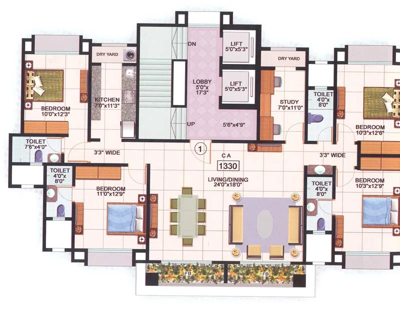 Floor Plan I