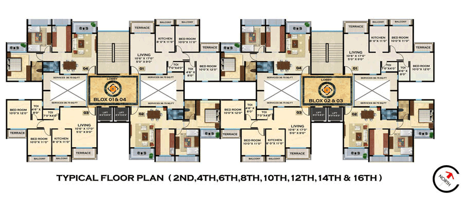 Even Floor Plan