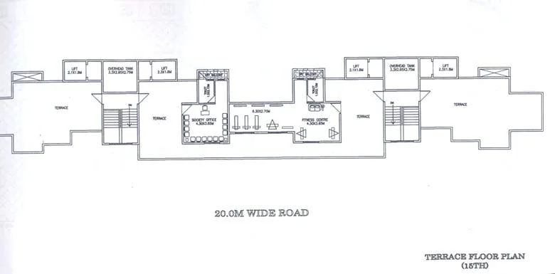 15th Floor Plan