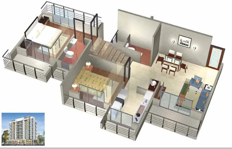3 D Floor Plan