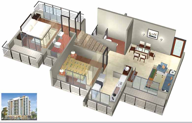 3 D Floor Plan