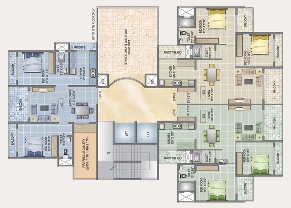 Even Floor Plan