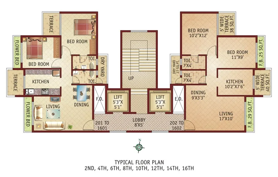 Even Floor Plan