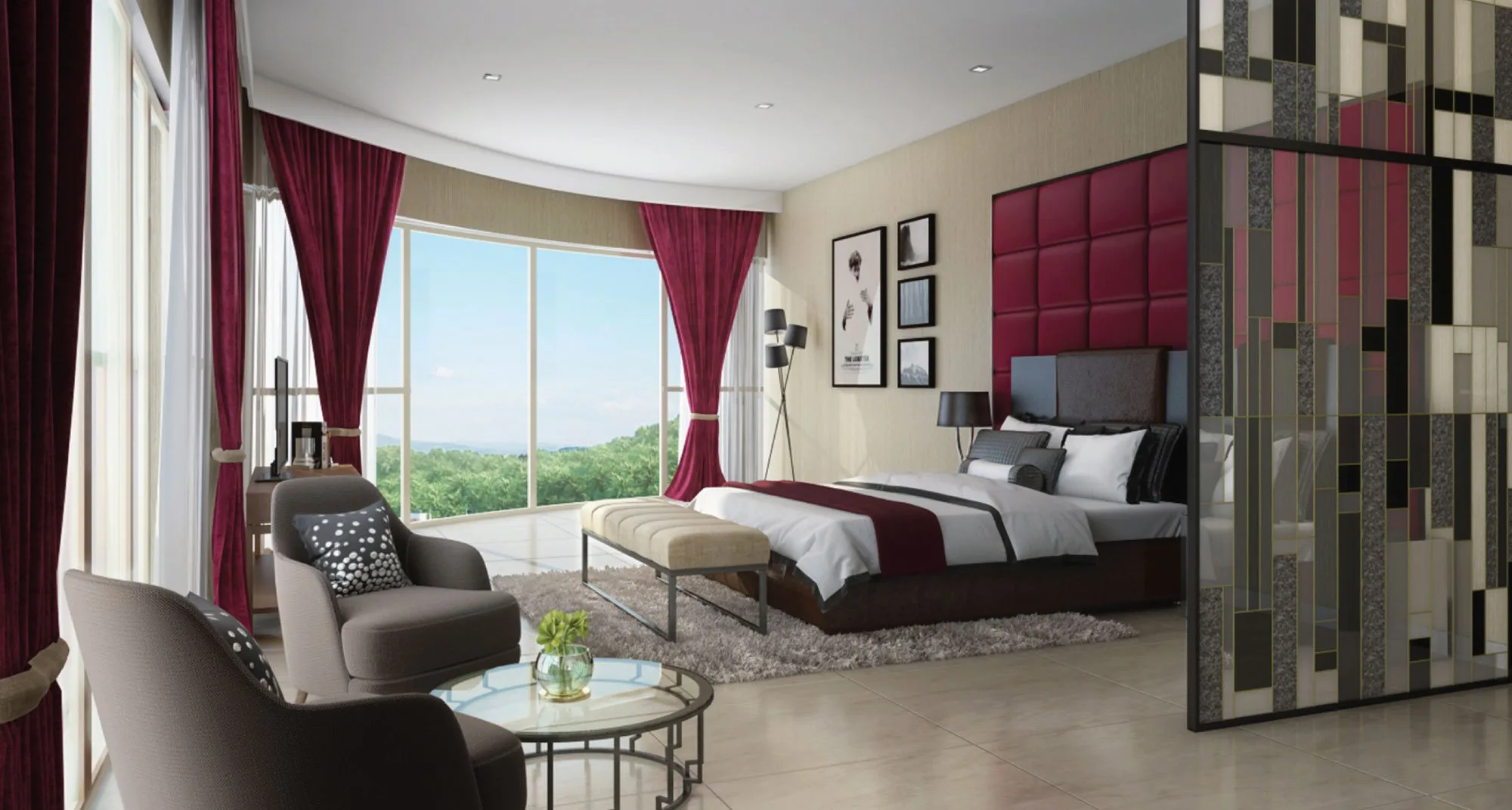 Monte Carlo Bedroom