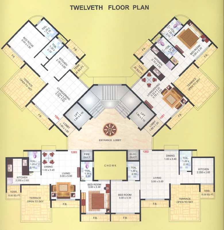 12 Floor Plan