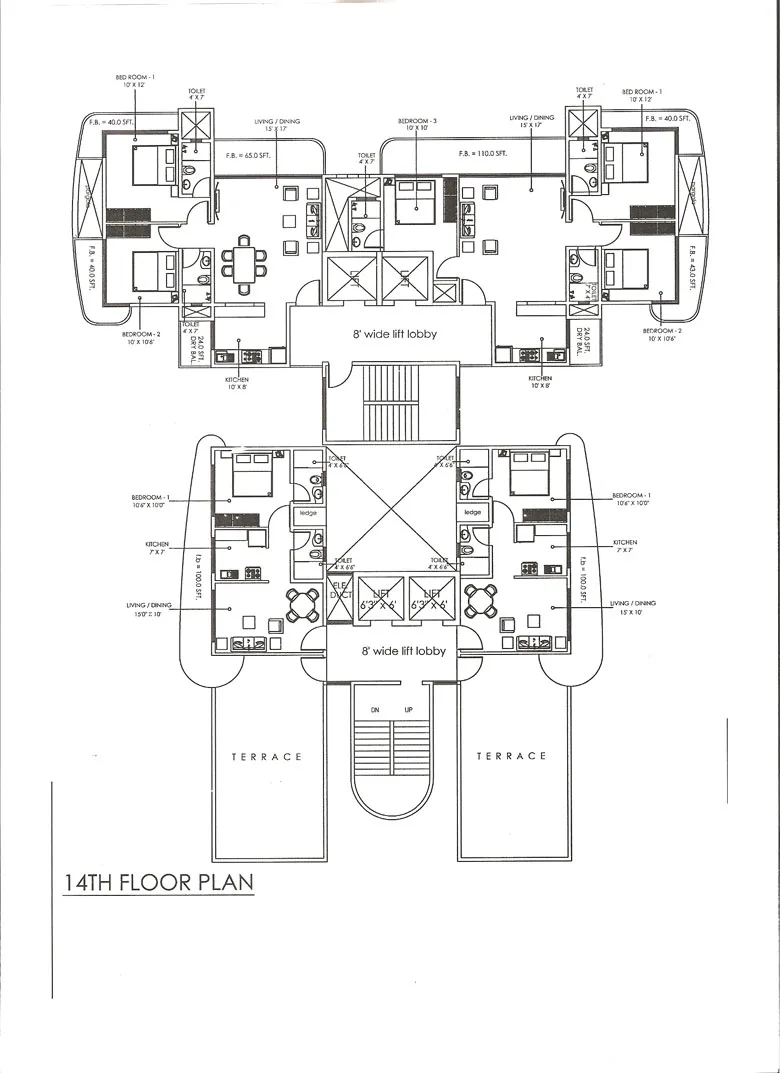 Floor Plan 14th floor