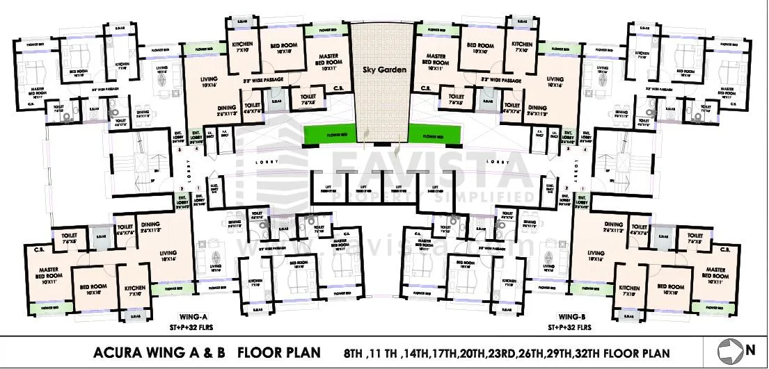 Floor plan A-B