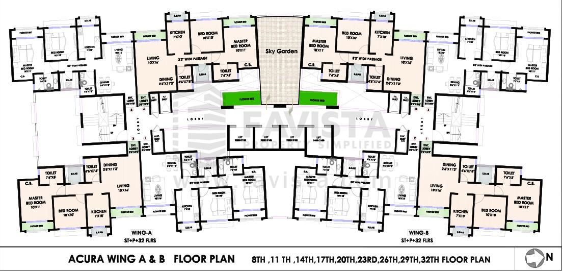 Floor plan A-B