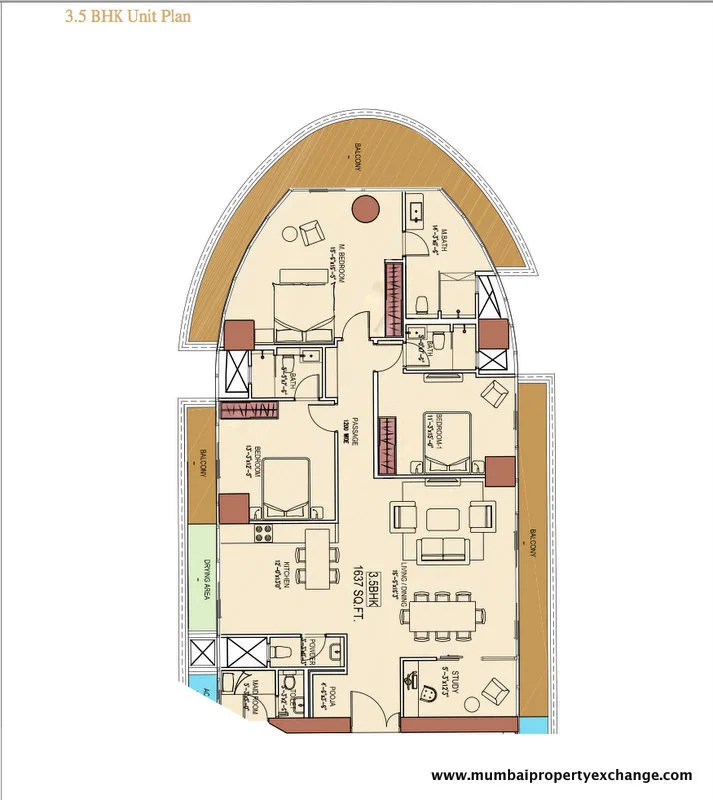 3.5 BHk Floor Plam
