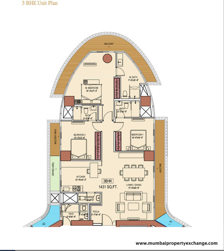 3 BHk Floor Plan