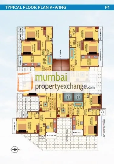 A Wing Floor plan