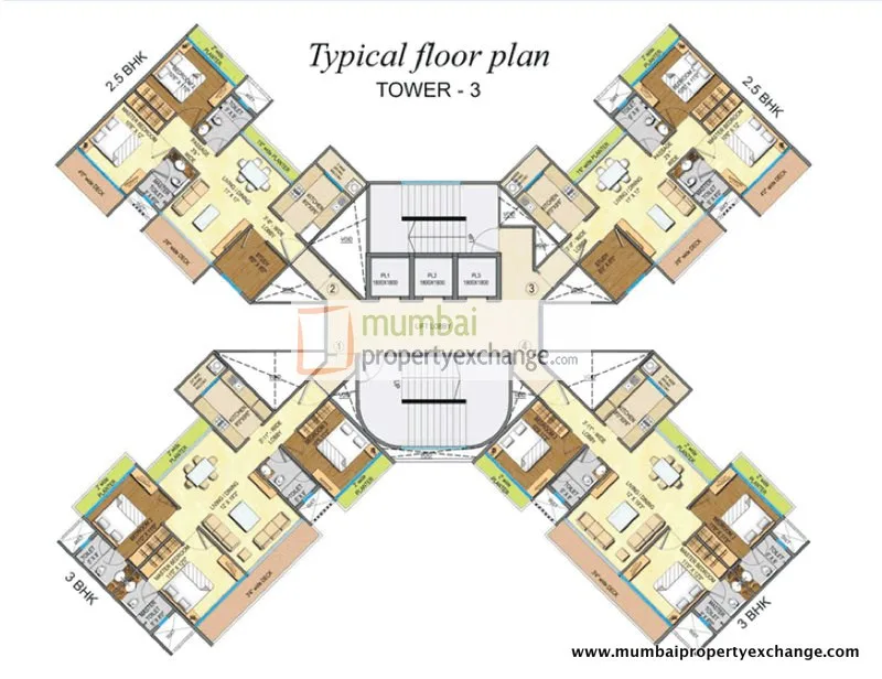 Floor Plan Tower 3
