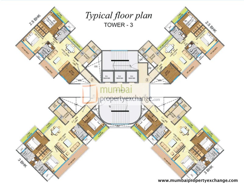 Floor Plan Tower 3