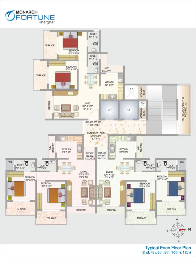 Even Floor Plan