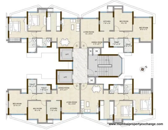 2 BHK Flats for Sale in Kalpataru Hills, Thane West