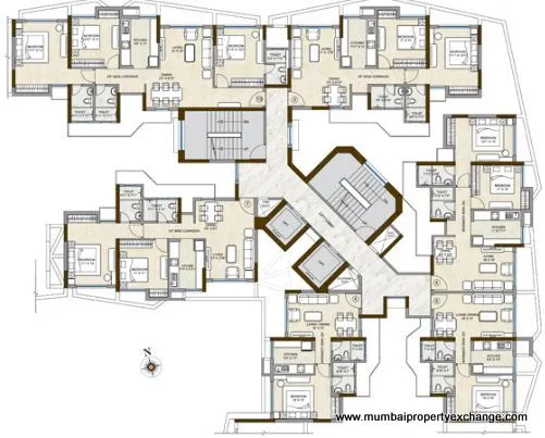 2 BHK Flats for Sale in Kalpataru Hills, Thane West