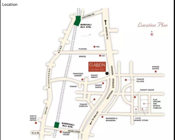 Sheth Clarion location plan