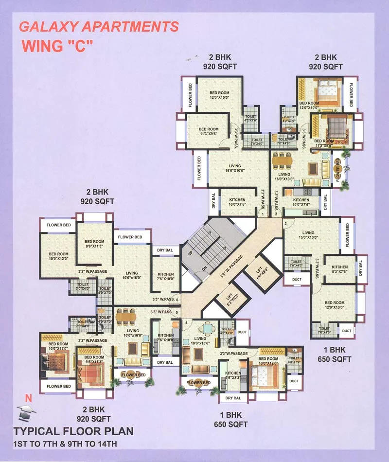 Wing C 1st to 7th and 9th to 14 th — photo 9