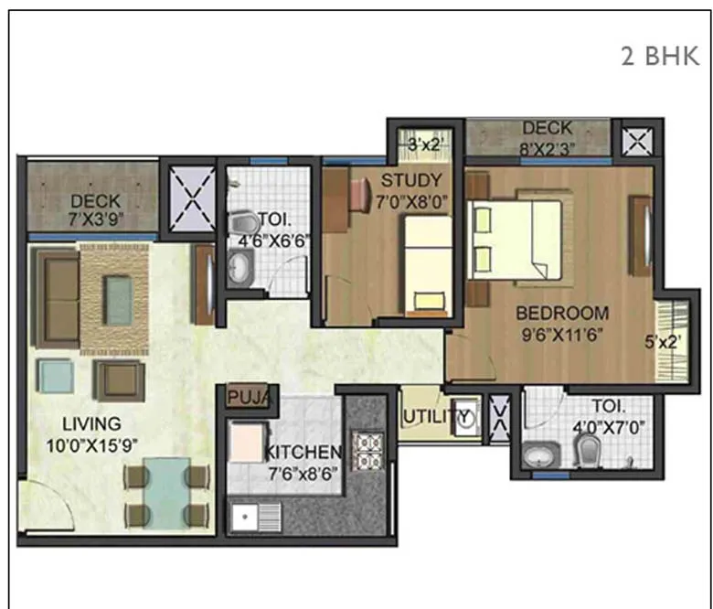 1BHK Flats for Sale in Casa Ultima, 