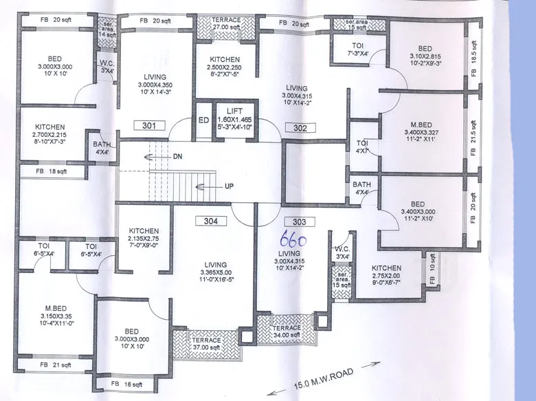 3 BHK Flats on Rent in Tulip Apartment, Colaba