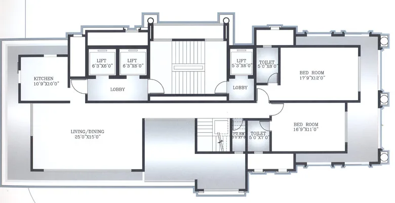 7th Floor Plan