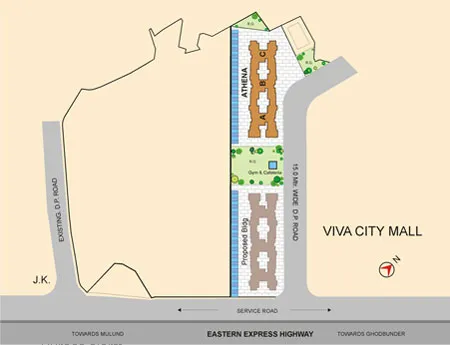 3 Flats on Rent in Vasant Athena, Thane