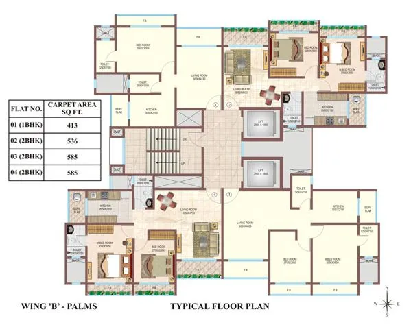 1 Flats on Rent in Srishti Oasis, Bhandup