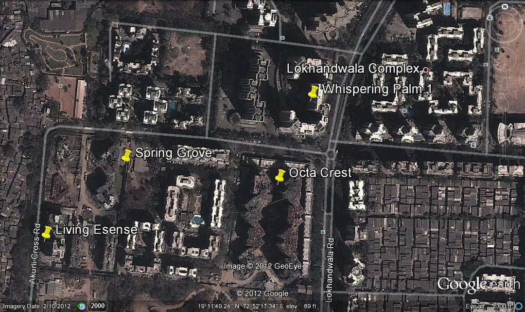 3BHK Flats for Sale in Octa Crest, Kandivali East