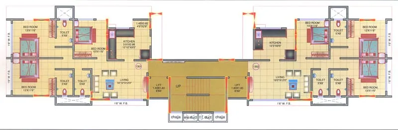 13th Floor Plan