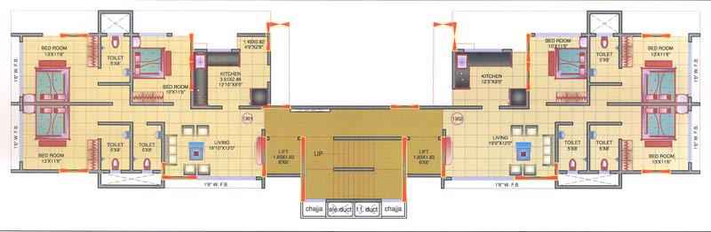13th Floor Plan