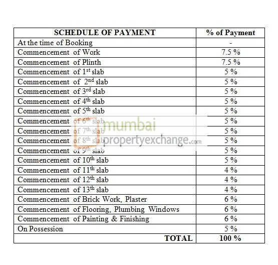 Payment Schedule
