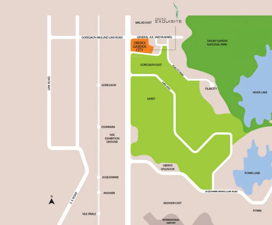 Oberoi Exquisite Location
