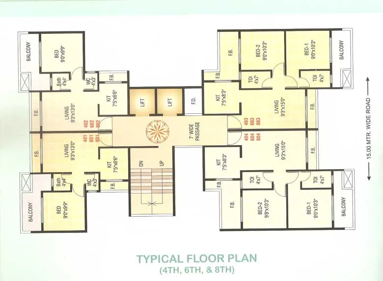 1BHK Flats for Sale in Vaishnavi Heights, Kalamboli