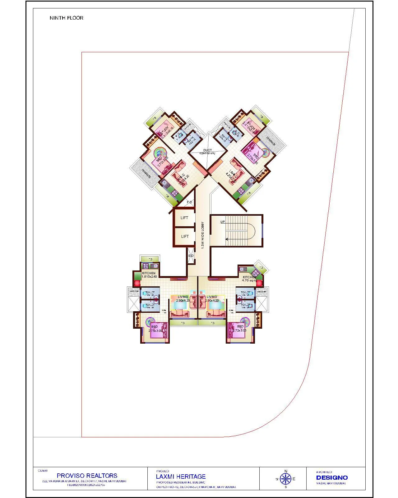 9th Floor Plan