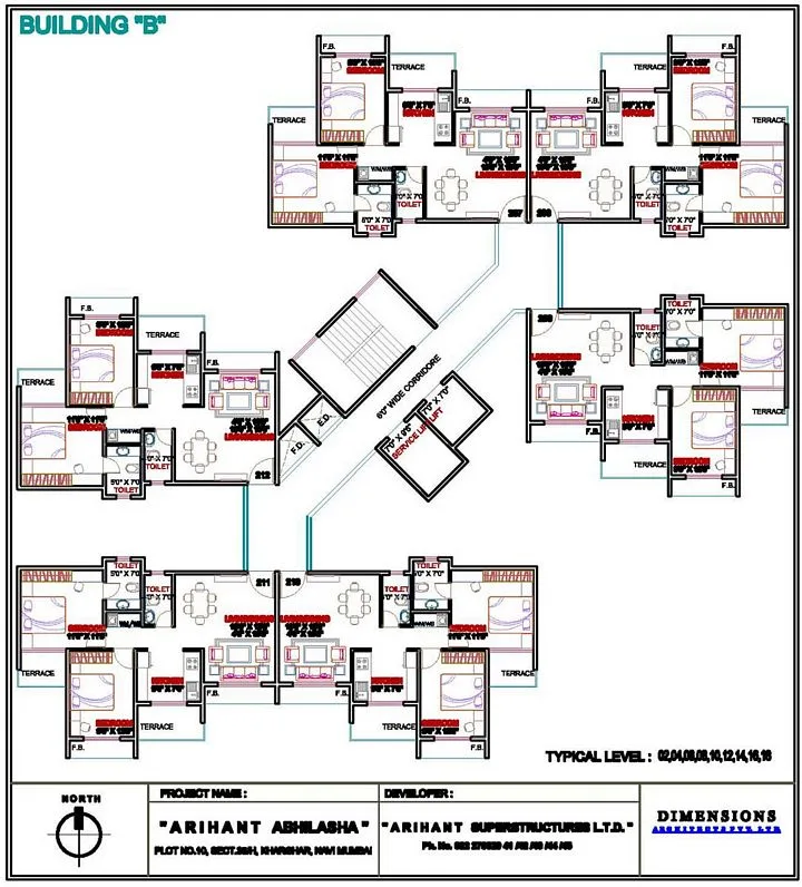 B Wing Floor Plan