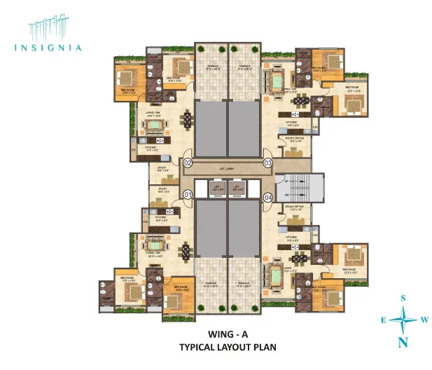 Floor Plan Wing A