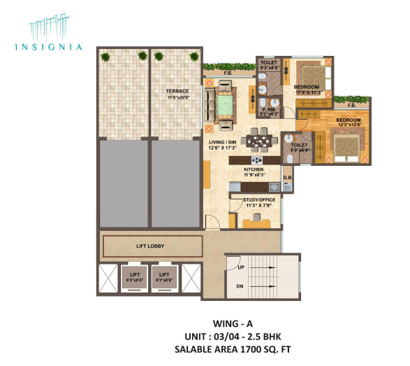 Floor Plan Wing A