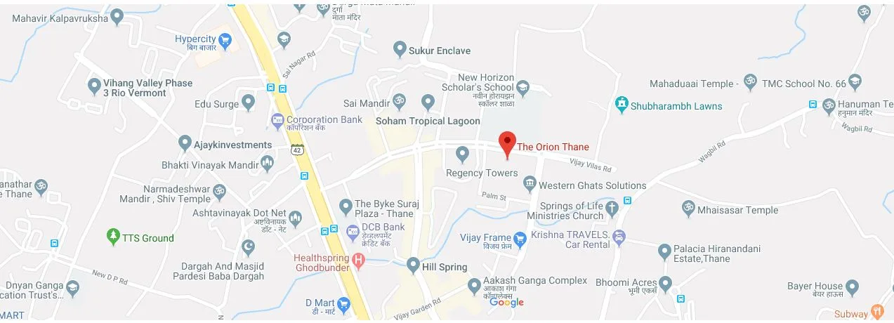 Orion Location Map