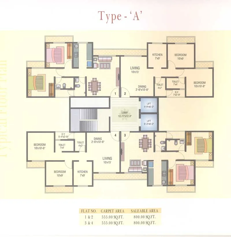 1 BHK Flats for Sale in Vihang Hills, Thane West