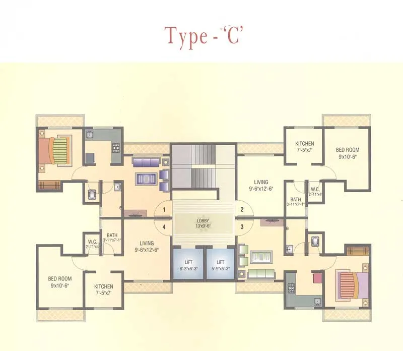 1 BHK Flats for Sale in Vihang Hills, Thane West